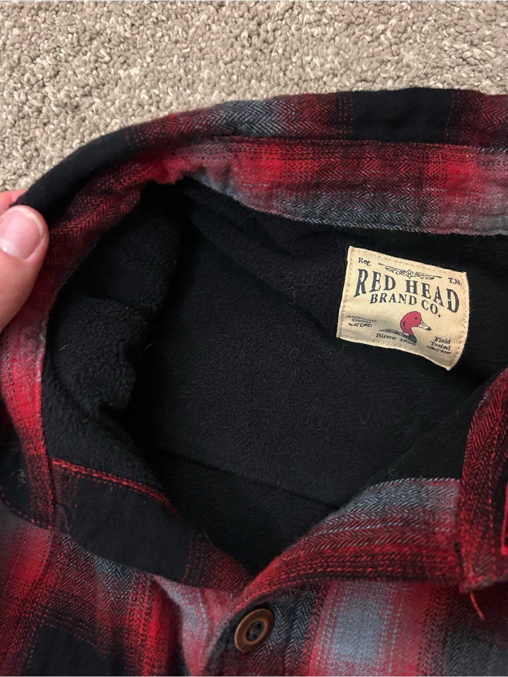 RedHead Button Down Flannel Jacket - Picture 4 of 7